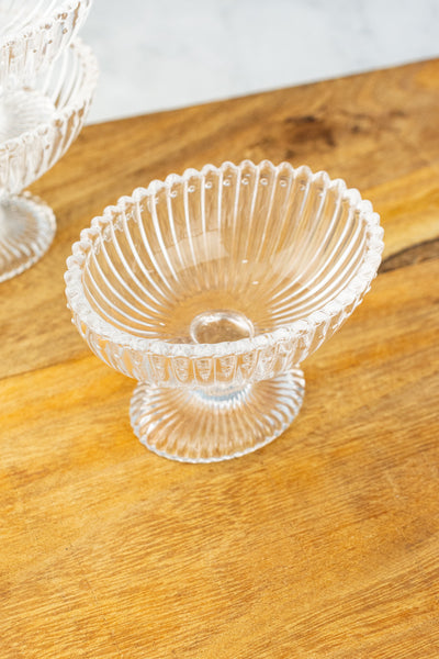 Glass Footed Petite Dessert Bowl