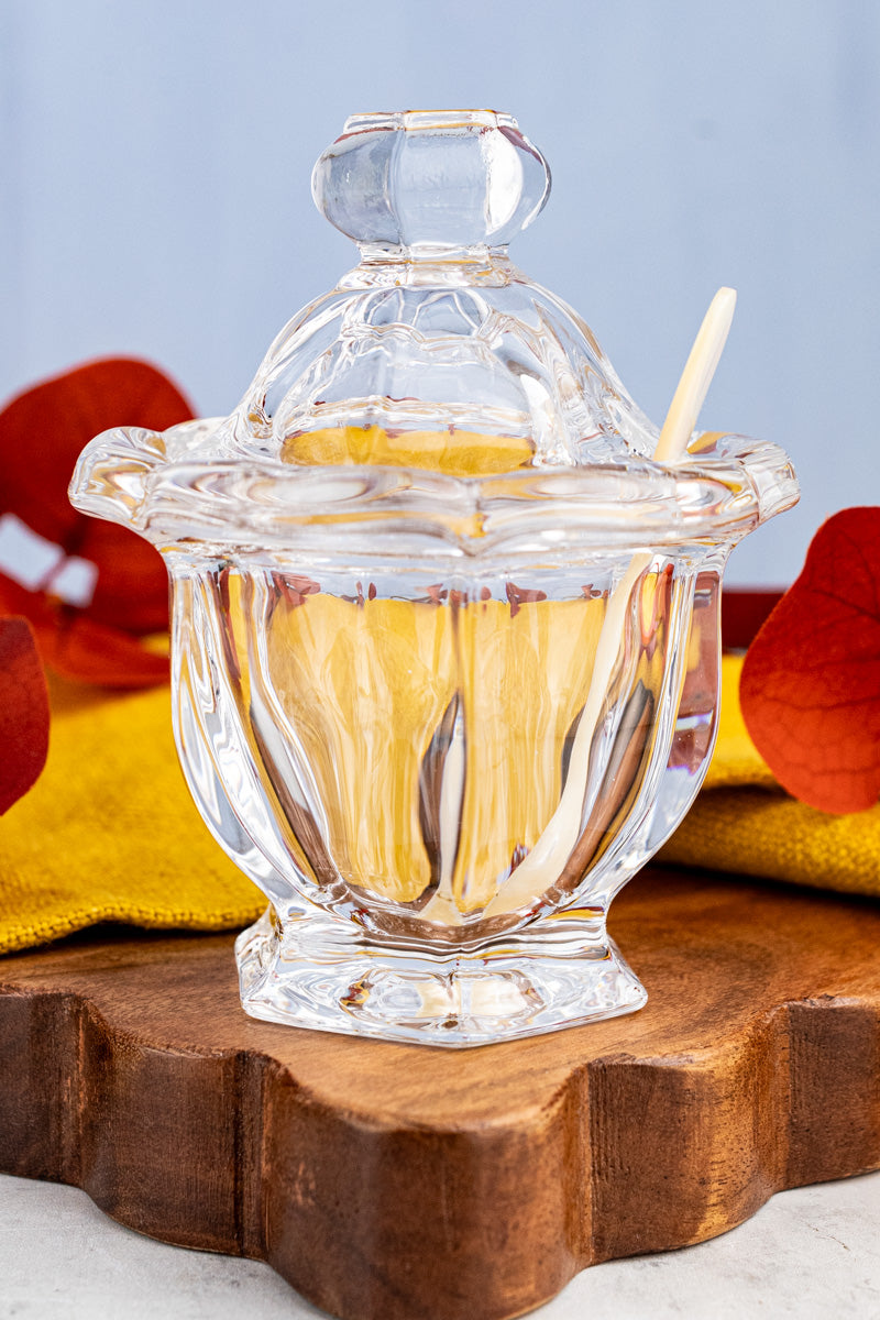 Glass Jam Pot