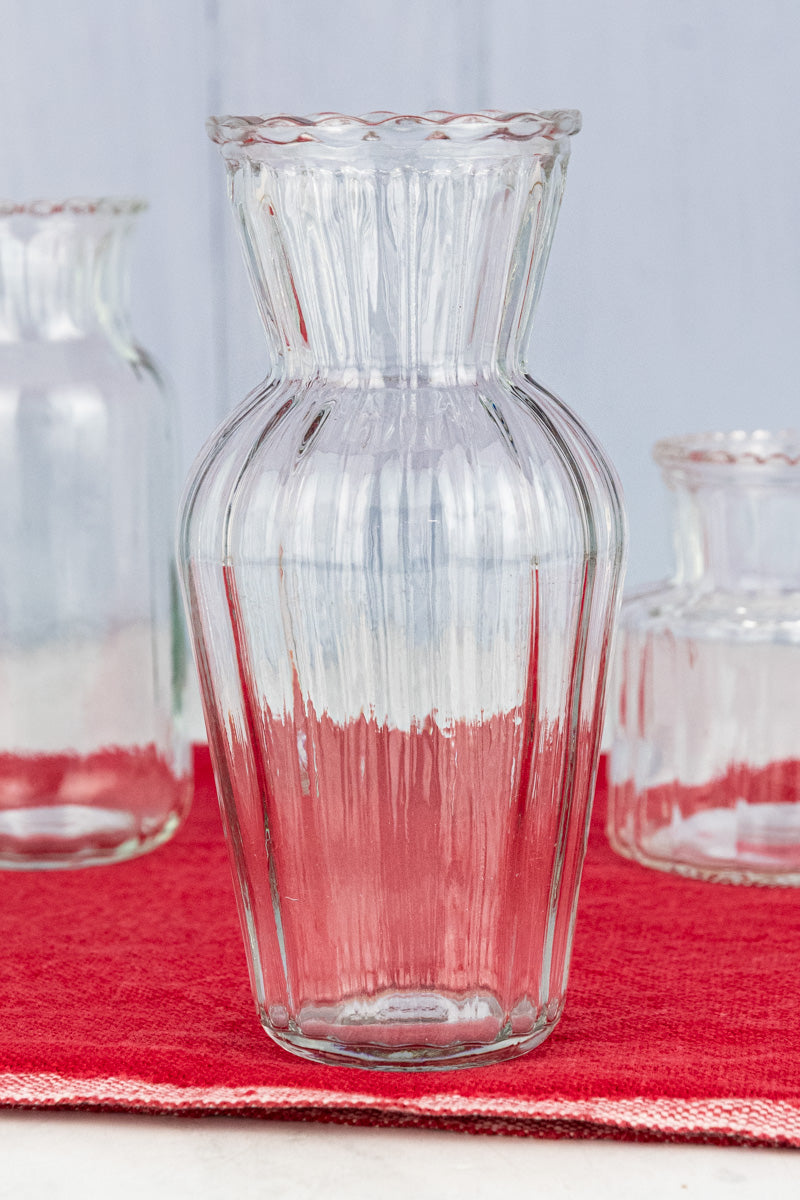 Glass Vases - Set of 3