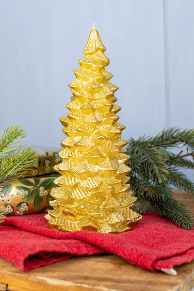 Gold Tree Candle