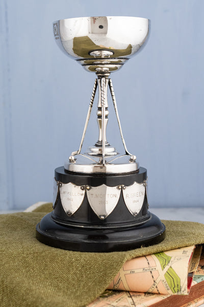 Vintage Silverplate Golf Trophy
