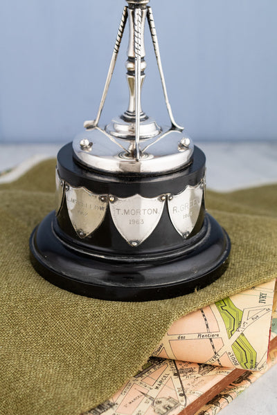 Vintage Silverplate Golf Trophy