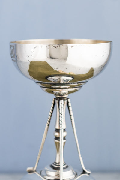 Vintage Silverplate Golf Trophy