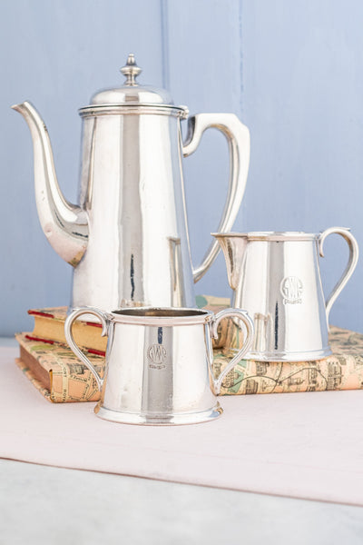 Great Western Railway Hotel Silverplate Coffee Set