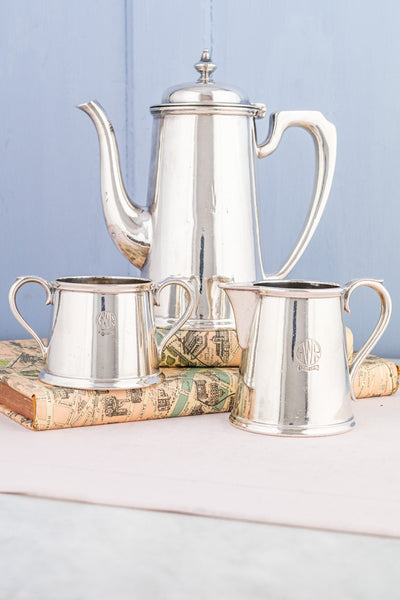 Great Western Railway Hotel Silverplate Coffee Set