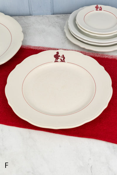 Vintage Howard Johnson's Round Scalloped Plate - Prices Vary