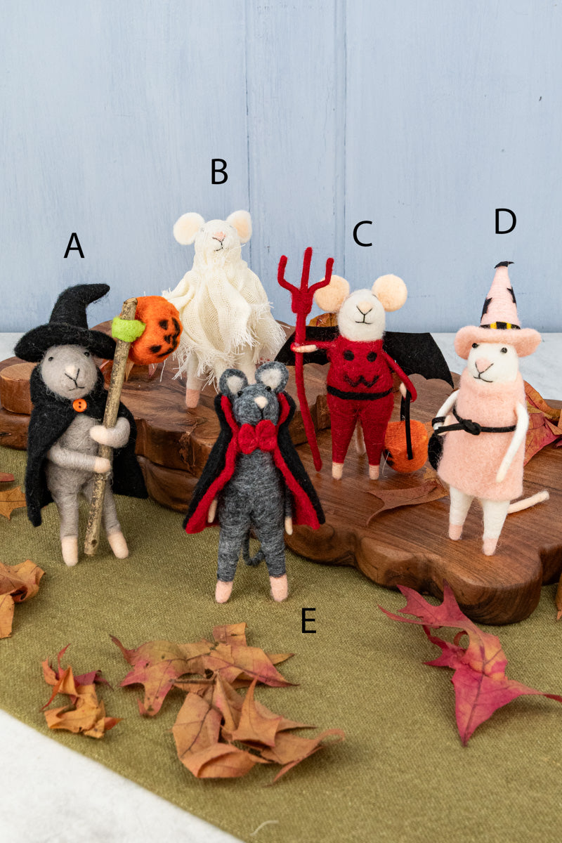 Halloween Frightful Friends Costumed Mice