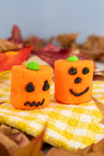 Halloween Jack O'Lantern Marshmallow Bag