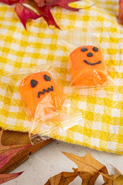 Halloween Jack O'Lantern Marshmallow Bag