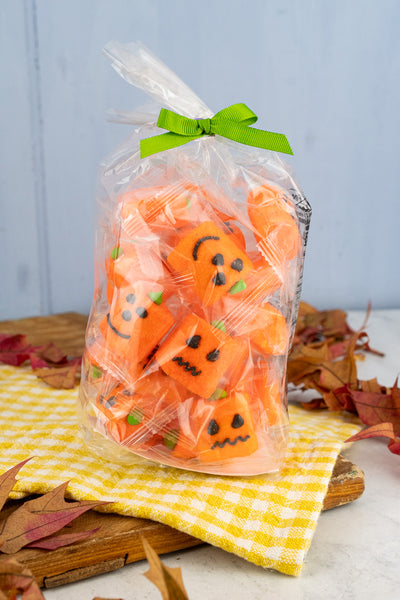 Halloween Jack O'Lantern Marshmallow Bag