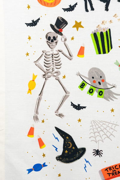Halloween Parade Tea Towel