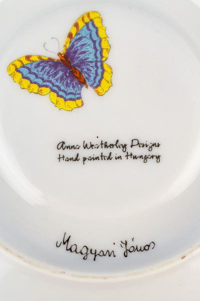 Handpainted Anna Weatherley Tea Cup & Saucer