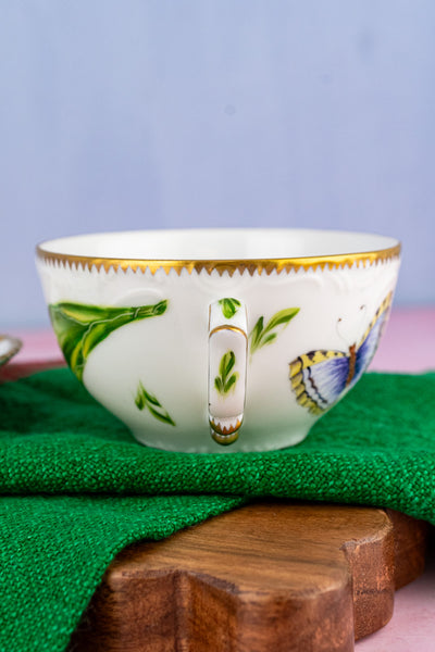 Handpainted Anna Weatherley Tea Cup & Saucer