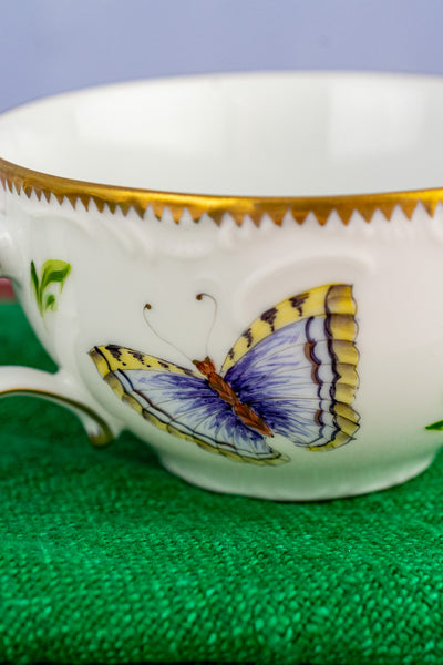 Handpainted Anna Weatherley Tea Cup & Saucer