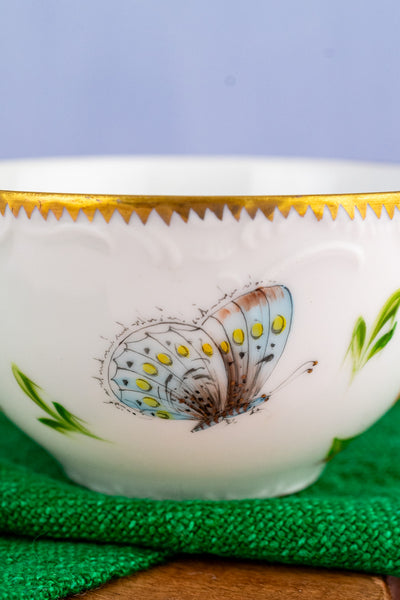 Handpainted Anna Weatherley Tea Cup & Saucer