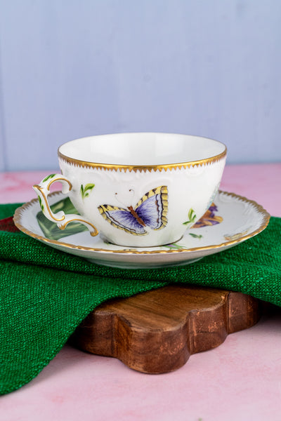 Handpainted Anna Weatherley Tea Cup & Saucer