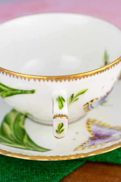 Handpainted Anna Weatherley Tea Cup & Saucer
