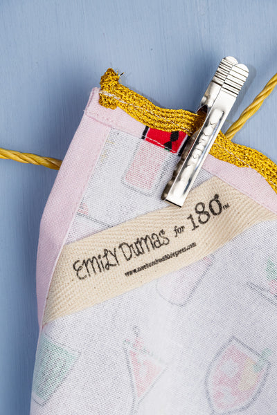 Holiday Cocktails Tea Towel