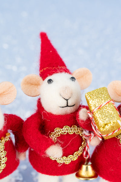 Holiday Joy Mouse Trio - Set of 3
