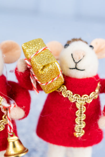 Holiday Joy Mouse Trio - Set of 3