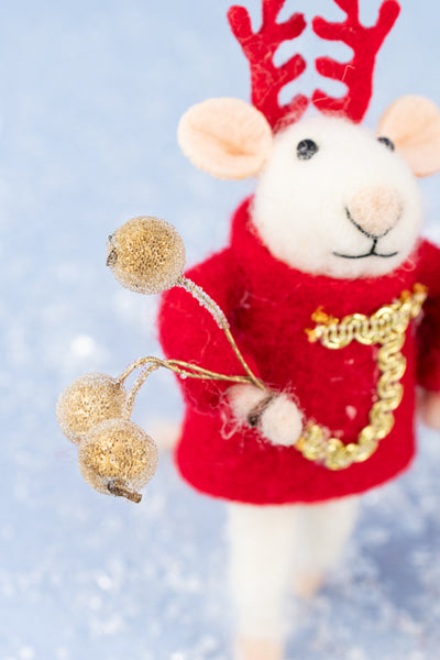 Holiday Joy Mouse Trio - Set of 3