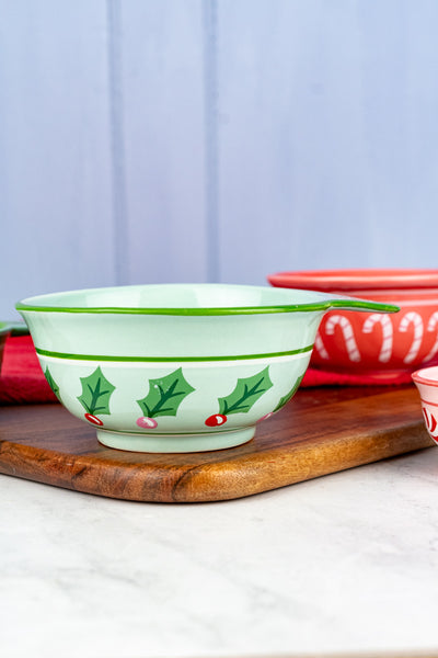 Holiday Stoneware Measuring Cup Set