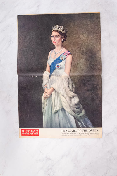 Vintage Queen Elizabeth II Coronation Pictorial Magazine