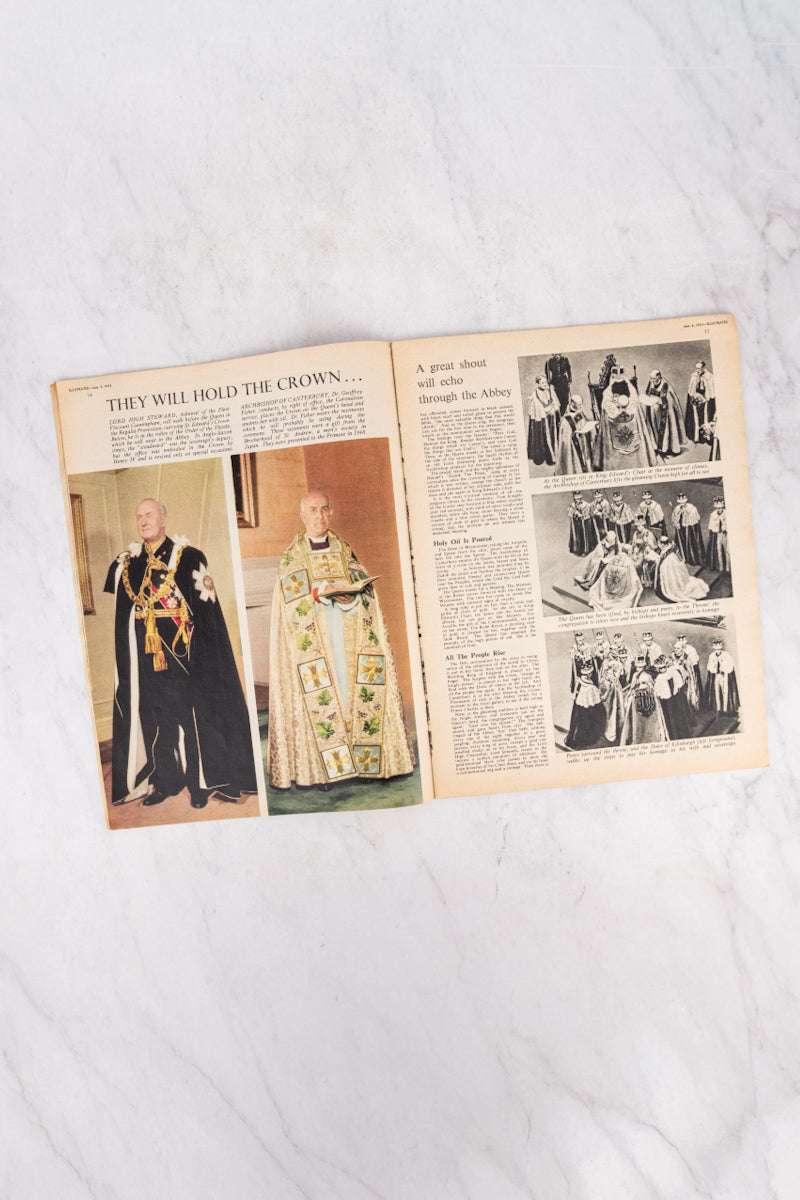 Vintage Queen Elizabeth II Coronation Pictorial Magazine