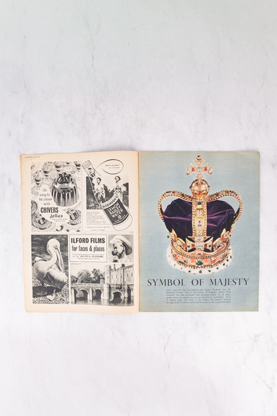Vintage Queen Elizabeth II Coronation Pictorial Magazine