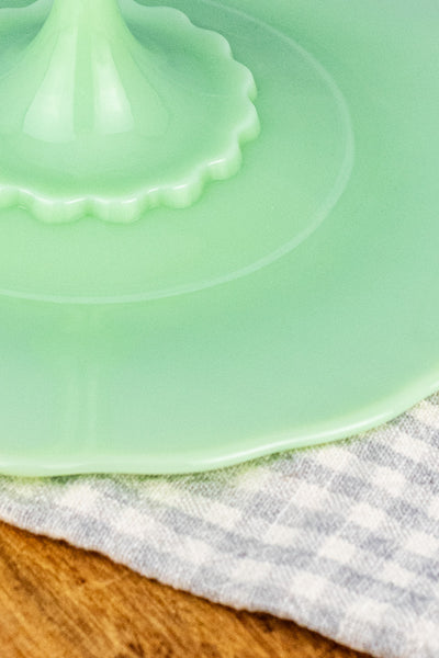 Jadeite Glass Tidbit Tray
