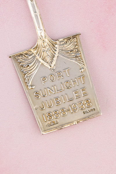 1938 English Silver Port Sunlight Jam Spoon