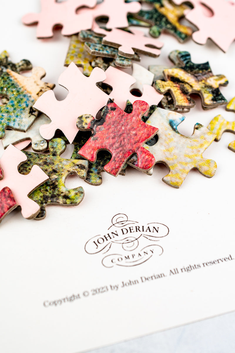 John Derian Santa Trims the Tree 1,000 Piece Puzzle, image 3 of 5