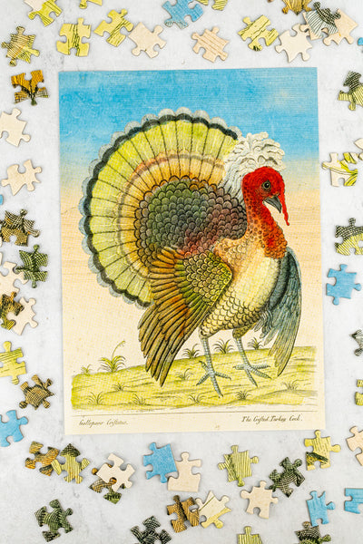 John Derian Crested Turkey 1,000 Piece Puzzle