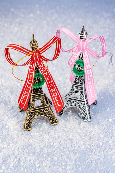 Joyeux Noël Eiffel Tower Ornament