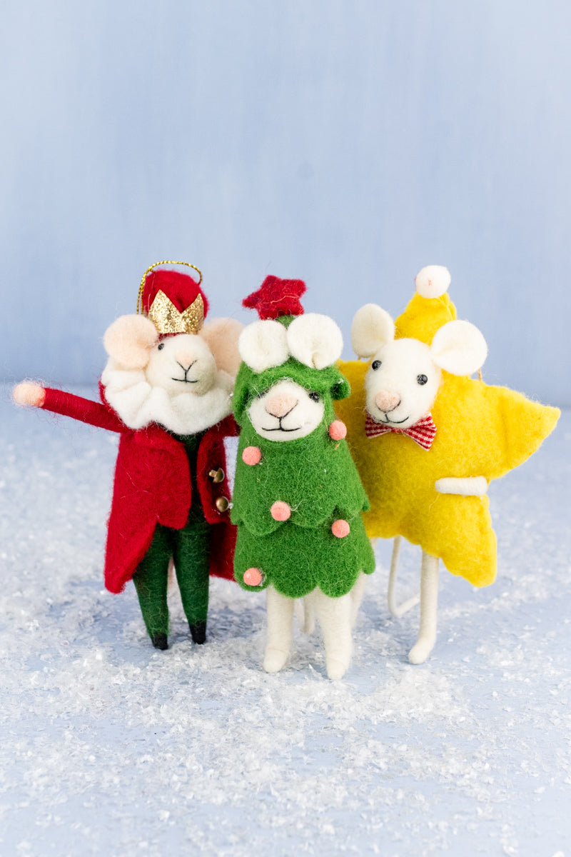 King Karl Nutcracker, Pine Tree Pamela & All Star Sam Ornament, image 1 of 11