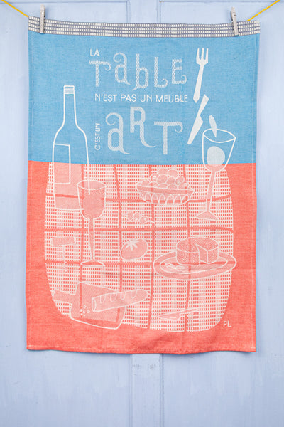 La Table Est Un Art Moutet Tea Towel