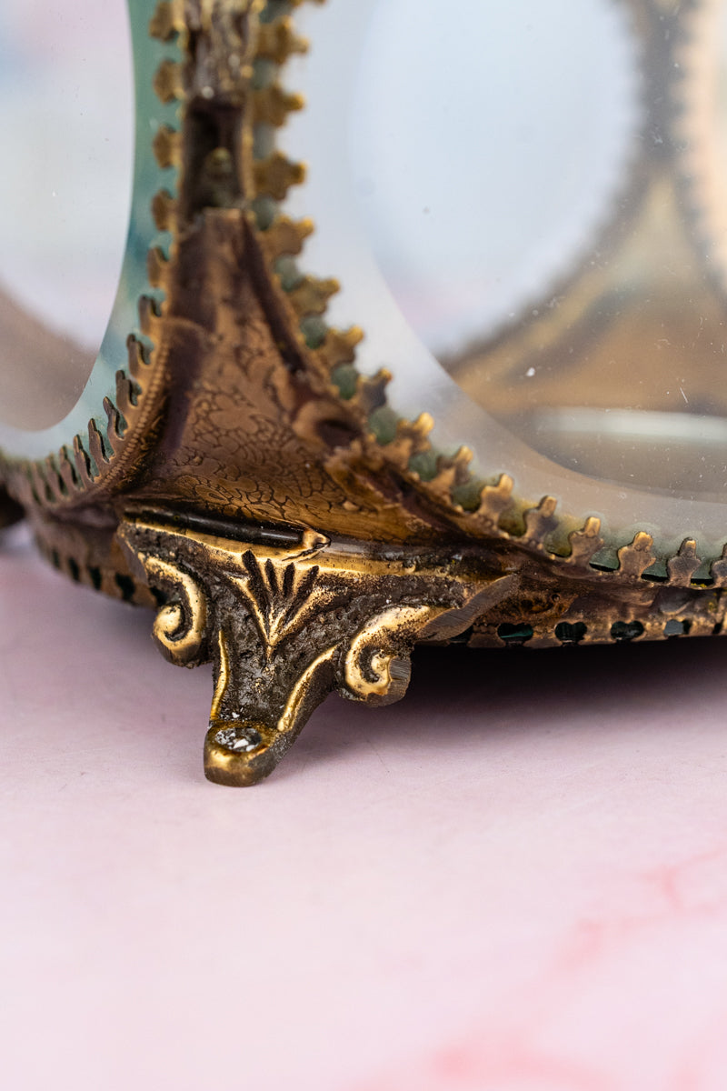 Beveled Glass Jewelry Box