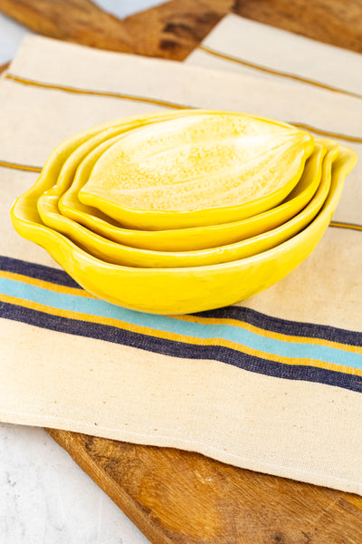 Lemon Nesting Tidbit Bowls