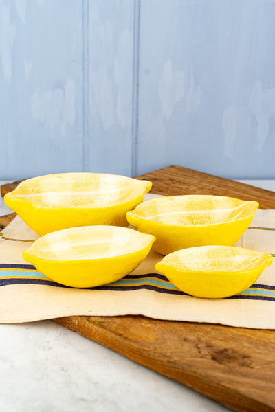 Lemon Nesting Tidbit Bowls