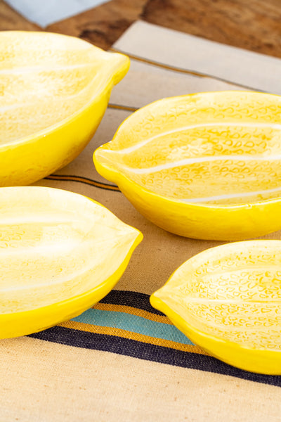 Lemon Nesting Tidbit Bowls