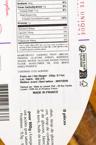 Léonard Parli French Calissons Gift Box