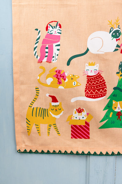 "Let it Meow!" Holiday Tea Towel