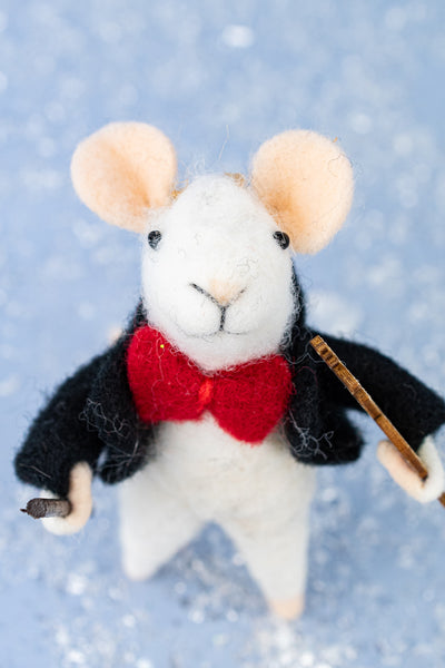 Maestro Marcel Mouse Ornament