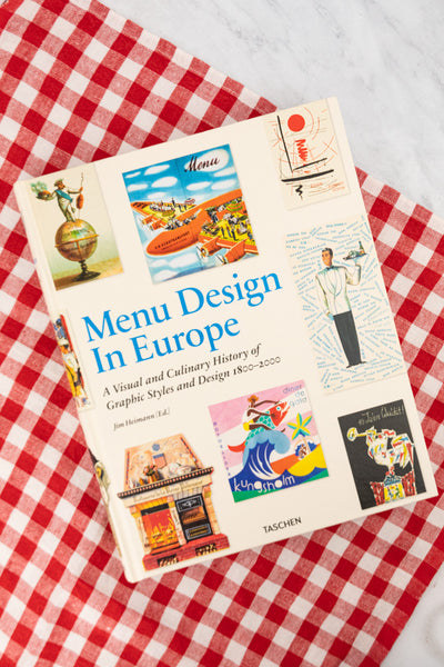 Menu Design in Europe Book