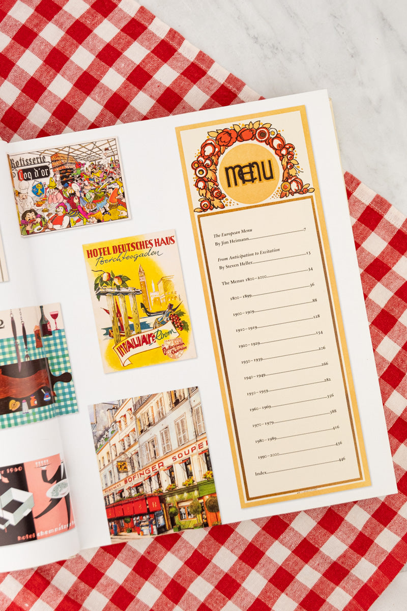 Menu Design in Europe Book, image 4 of 13