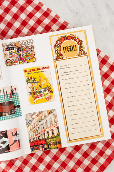 Menu Design in Europe Book