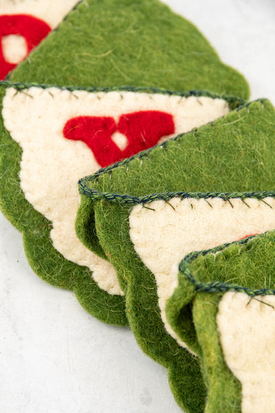 Merry Christmas Felt Banner