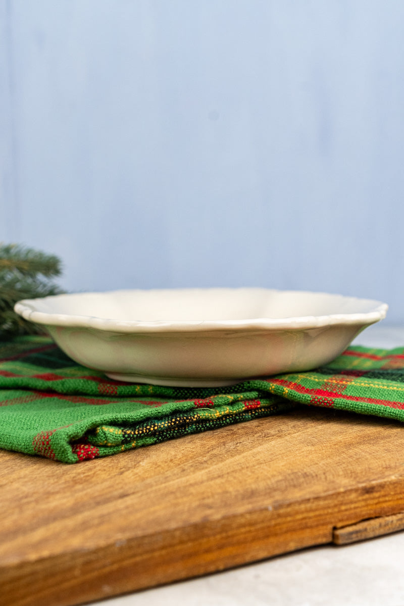 Merry Scalloped Presentation Plate, image 3 of 5