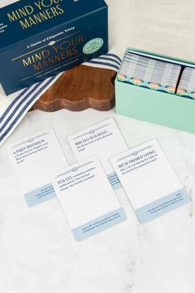 Mind Your Manners Trivia Game