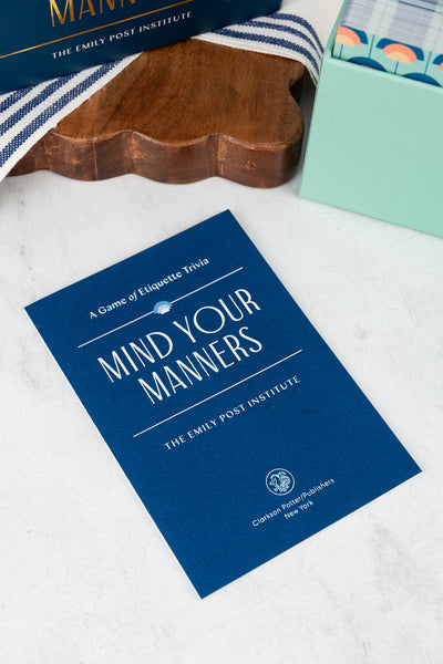 Mind Your Manners Trivia Game